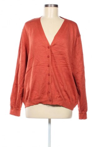 Damen Strickjacke SHEIN, Größe 4XL, Farbe Orange, Preis 8,99 €