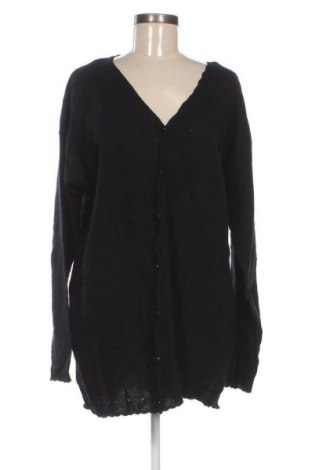 Damen Strickjacke Turnover, Größe L, Farbe Schwarz, Preis 31,65 €