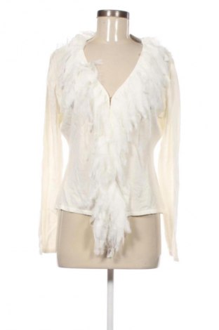 Damen Strickjacke Unbranded, Größe L, Farbe Weiß, Preis 11,99 €