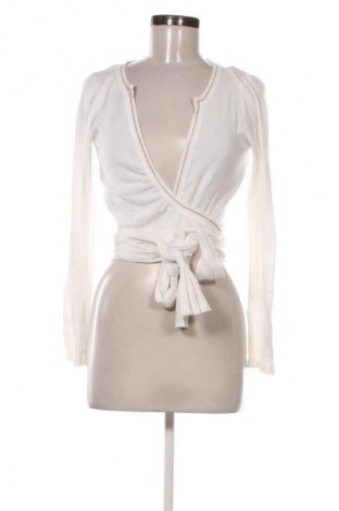 Damen Strickjacke Zara, Größe M, Farbe Weiß, Preis 12,99 €