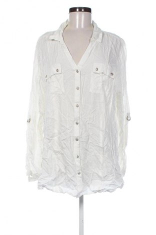 Γυναικείο πουκάμισο Cellbes, Μέγεθος 3XL, Χρώμα Λευκό, Τιμή 12,99 €