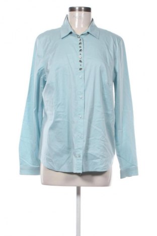Γυναικείο πουκάμισο Gerry Weber, Μέγεθος L, Χρώμα Μπλέ, Τιμή 13,99 €
