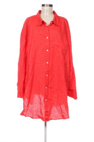 Cămașă de femei H&M, Mărime 4XL, Culoare Roșu, Preț 68,99 Lei