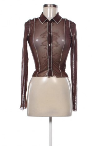 Дамска риза H&M Divided, Размер S, Цвят Кафяв, Цена 4,09 €