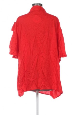 Γυναικείο πουκάμισο Kiabi, Μέγεθος 3XL, Χρώμα Κόκκινο, Τιμή 9,99 €