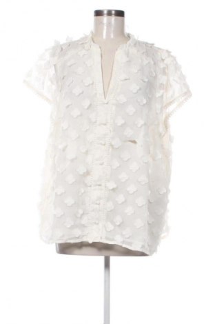 Damenbluse Love & Roses, Größe XXL, Farbe Weiß, Preis € 26,99