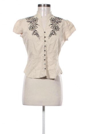 Γυναικείο πουκάμισο Marks & Spencer, Μέγεθος M, Χρώμα  Μπέζ, Τιμή 13,81 €