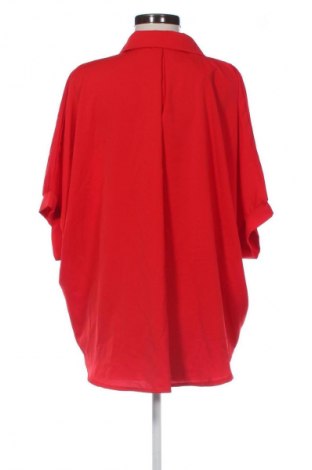 Damenbluse NEW COLLECTION, Größe 3XL, Farbe Rot, Preis 13,99 €