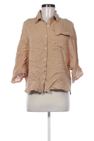 Γυναικείο πουκάμισο NEW COLLECTION, Μέγεθος XXL, Χρώμα  Μπέζ, Τιμή 21,99 €