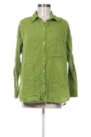 Cămașă de femei Pull&Bear, Mărime M, Culoare Verde, Preț 24,99 Lei