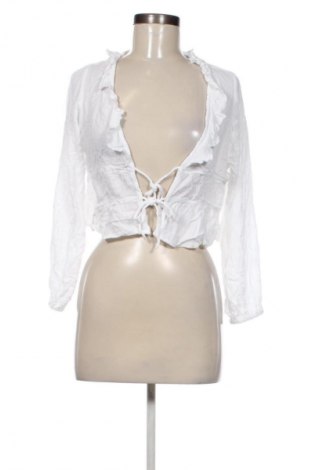 Γυναικείο πουκάμισο Stradivarius, Μέγεθος S, Χρώμα Λευκό, Τιμή 9,99 €