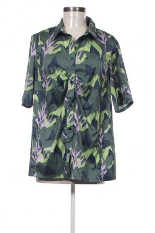 Γυναικείο πουκάμισο Ulla Popken, Μέγεθος L, Χρώμα Πολύχρωμο, Τιμή 17,39 €