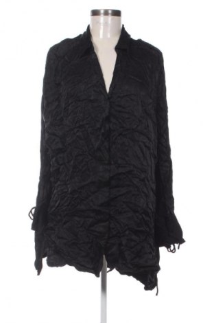 Γυναικείο πουκάμισο Ulla Popken, Μέγεθος XXL, Χρώμα Μαύρο, Τιμή 18,99 €