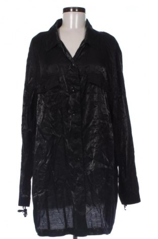 Γυναικείο πουκάμισο Ulla Popken, Μέγεθος 3XL, Χρώμα Μαύρο, Τιμή 21,99 €