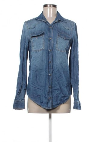 Γυναικείο πουκάμισο Zara, Μέγεθος M, Χρώμα Μπλέ, Τιμή 10,99 €