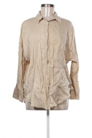 Γυναικείο πουκάμισο Zara, Μέγεθος L, Χρώμα  Μπέζ, Τιμή 10,99 €