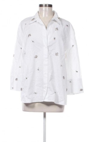 Γυναικείο πουκάμισο Zara, Μέγεθος XL, Χρώμα Λευκό, Τιμή 12,99 €