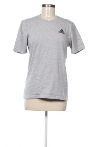 Damen T-Shirt Adidas, Größe S, Farbe Grau, Preis 15,99 €