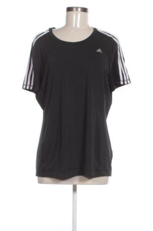Damen T-Shirt Adidas, Größe XL, Farbe Schwarz, Preis 18,99 €