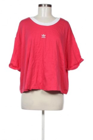 Damski T-shirt Adidas Originals, Rozmiar 4XL, Kolor Różowy, Cena 72,44 zł