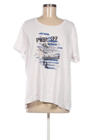 Damen T-Shirt Brandtex, Größe 3XL, Farbe Weiß, Preis € 8,77
