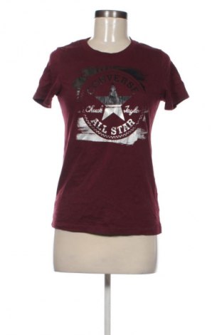 Damen T-Shirt Converse, Größe S, Farbe Braun, Preis € 16,99
