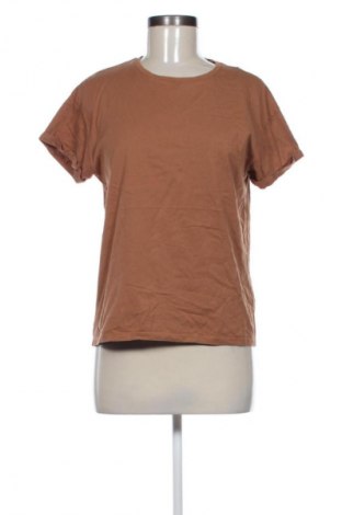 Damski T-shirt Cotton Club, Rozmiar M, Kolor Brązowy, Cena 31,99 zł