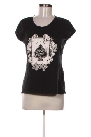 Дамска тениска Cropp, Размер XL, Цвят Черен, Цена 9,00 €