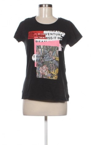 Дамска тениска Desigual, Размер L, Цвят Черен, Цена 15,84 €