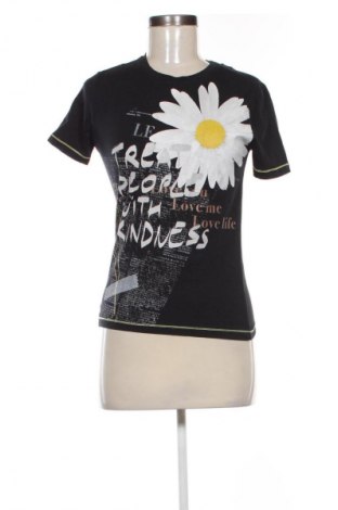 Damen T-Shirt Desigual, Größe S, Farbe Schwarz, Preis € 19,99