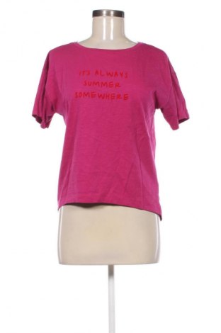 Damski T-shirt Edc By Esprit, Rozmiar XS, Kolor Różowy, Cena 49,34 zł