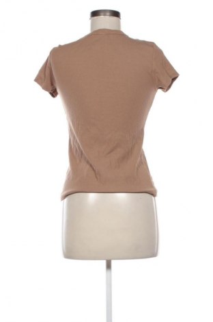 Damski T-shirt H&M, Rozmiar M, Kolor Brązowy, Cena 48,23 zł