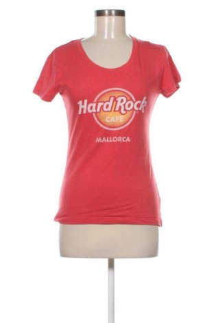 Damen T-Shirt Hard Rock, Größe M, Farbe Rot, Preis 8,99 €