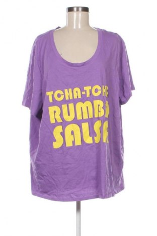 Damen T-Shirt Kiabi, Größe 3XL, Farbe Lila, Preis 11,99 €