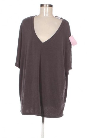 Γυναικείο t-shirt Kiabi, Μέγεθος 3XL, Χρώμα Γκρί, Τιμή 6,99 €