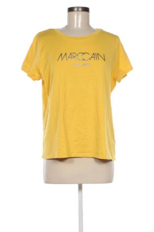 Damski T-shirt Marc Cain, Rozmiar XL, Kolor Żółty, Cena 131,99 zł