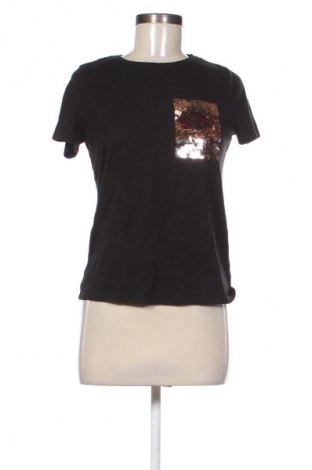 Γυναικείο t-shirt Mohito, Μέγεθος S, Χρώμα Μαύρο, Τιμή 9,00 €