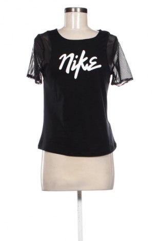Γυναικείο t-shirt Nike, Μέγεθος M, Χρώμα Μαύρο, Τιμή 13,79 €