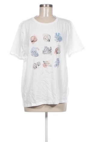 Γυναικείο t-shirt Tom Tailor, Μέγεθος XXL, Χρώμα Λευκό, Τιμή 10,99 €
