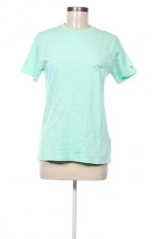 Női póló Tommy Jeans, Méret S, Szín Zöld, Ár 7 879 Ft
