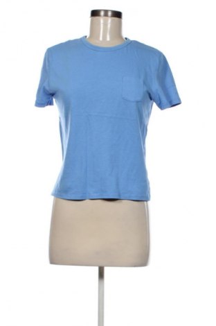 Damen T-Shirt Zara, Größe M, Farbe Blau, Preis 5,60 €