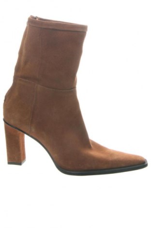 Γυναικεία μποτάκια Zara, Μέγεθος 37, Χρώμα Καφέ, Τιμή 39,00 €