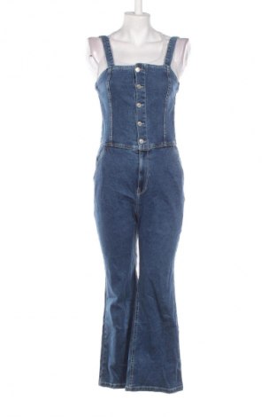 Дамски дълъг гащеризон Bershka, Размер M, Цвят Син, Цена 9,20 €