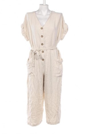 Langer Damen-Overall H&M, Größe L, Farbe Beige, Preis 16,99 €