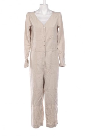 Damski długi kombinezon Weekday, Rozmiar L, Kolor Beżowy, Cena 87,88 zł