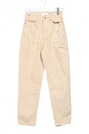 Дамски дънки H&M, Размер XXS, Цвят Бежов, Цена 7,66 €