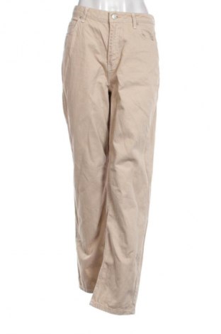 Blugi de femei NA-KD, Mărime S, Culoare Bej, Preț 109,00 Lei