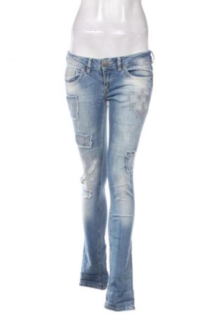 Дамски дънки Pull&Bear, Размер M, Цвят Син, Цена 13,04 €