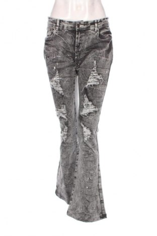 Γυναικείο Τζίν Rock Rebel, Μέγεθος XL, Χρώμα Γκρί, Τιμή 14,99 €