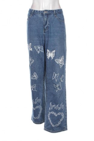 Дамски дънки SHEIN, Размер L, Цвят Син, Цена 8,18 €